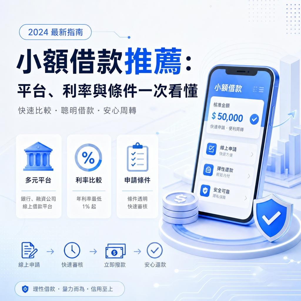小額借款推薦:平台、利率與條件一次看懂